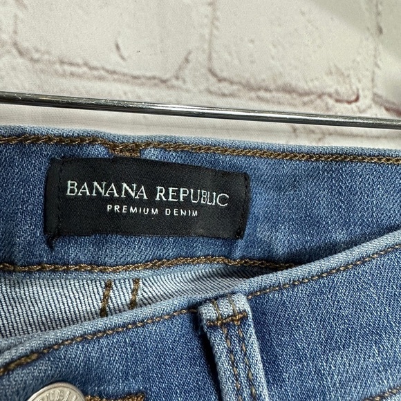 Banana Republic Skinny Zero Light Denim Jeans Size 27, GUC - Picture 2 of 5